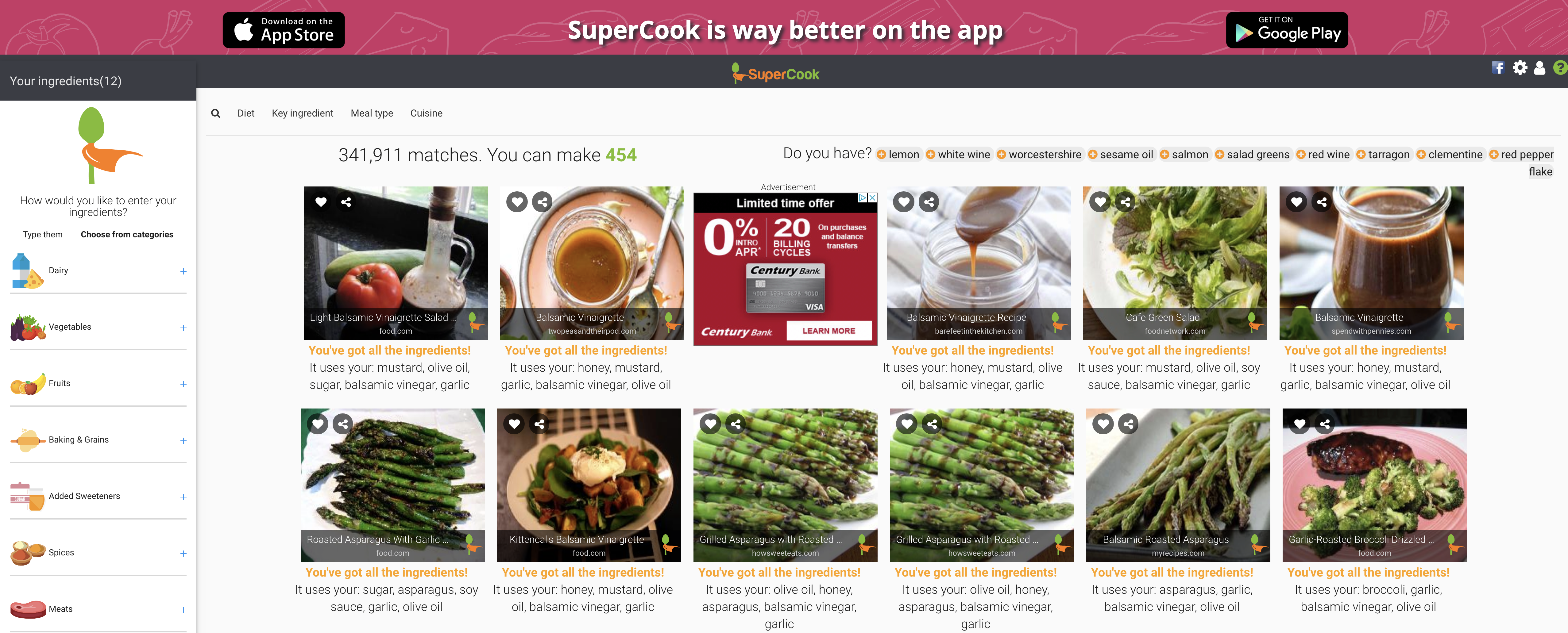 Supercook Homepage