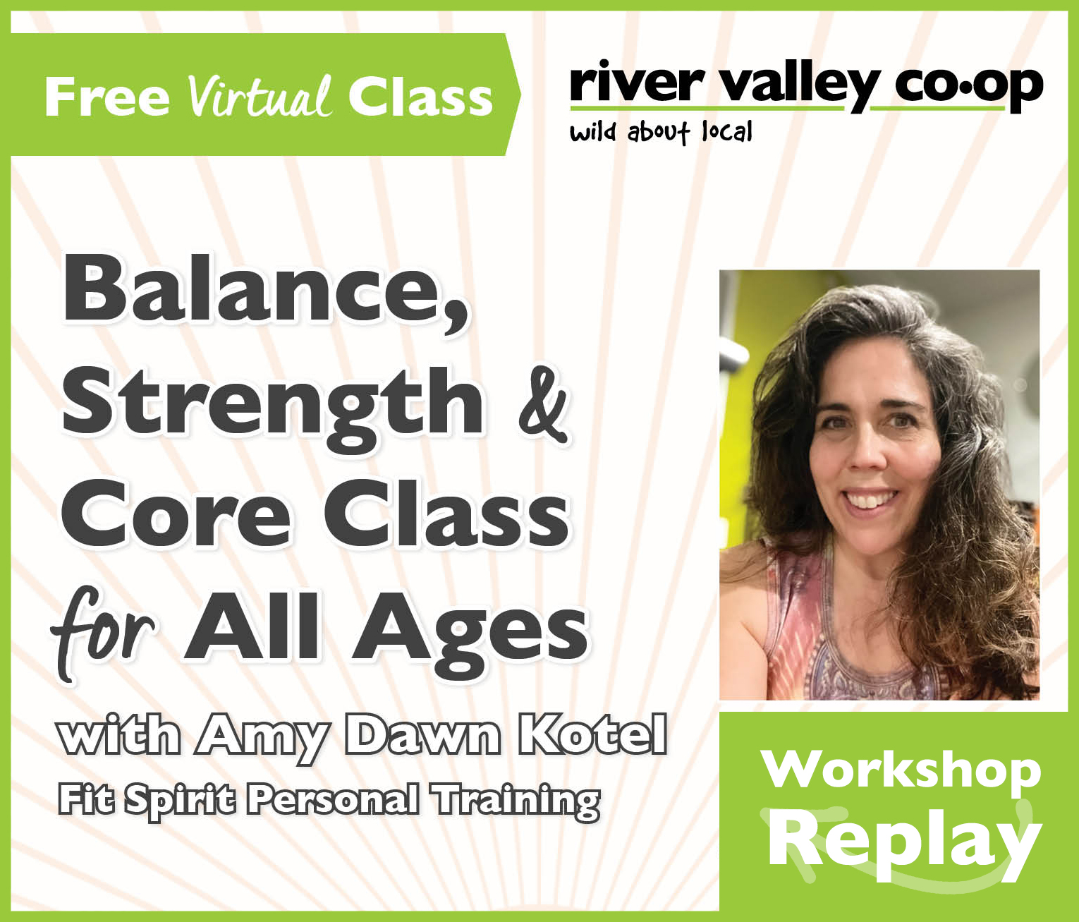 Click to watch our replay of "Balance, Strength & Core for All Ages"