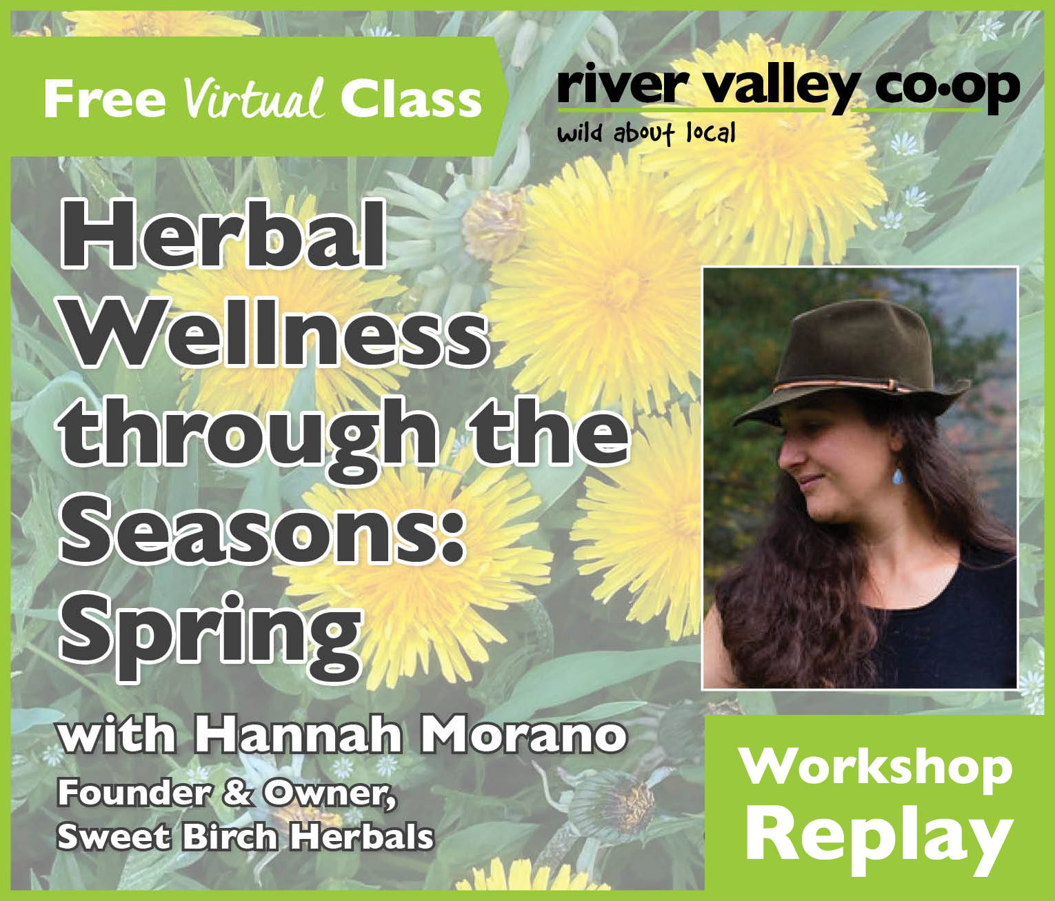 Click to watch our replay of "Herbal Wellness Through the Seasons: Spring"