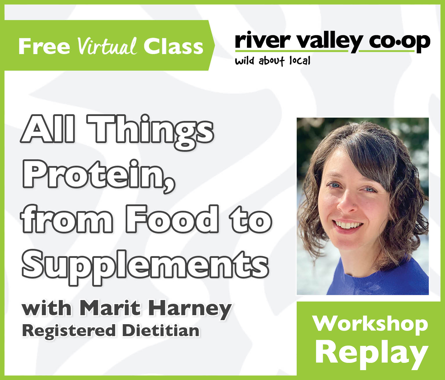 Click to watch our replay of ""All Things Protein"
