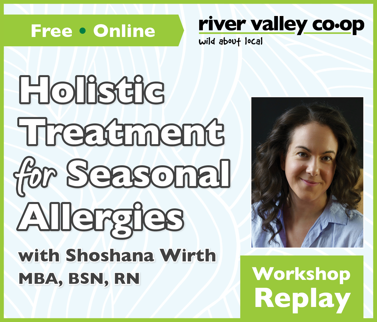 Click to watch our replay of "Holistic Treatment for Seasonal Allergies"