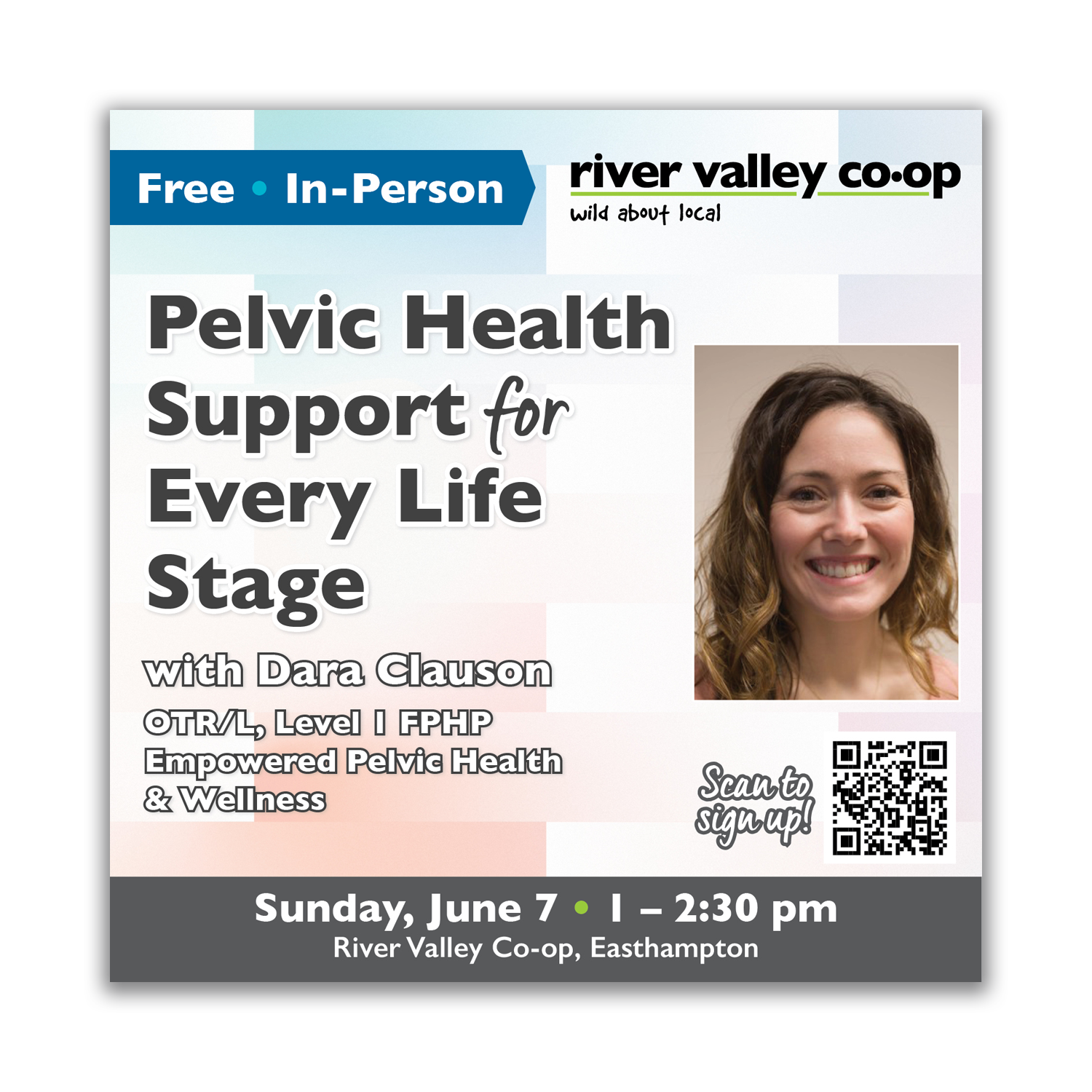 Click to register for "Pelvic Health Support for Every Life Stage"