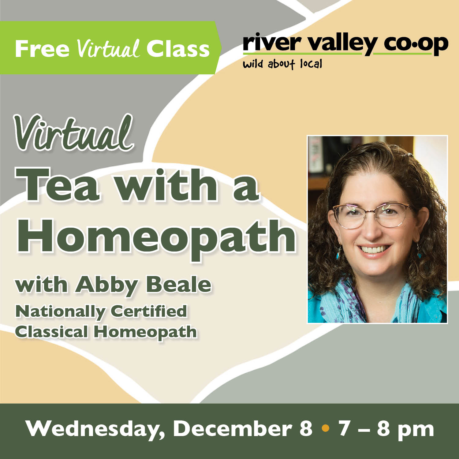 Click to watch our replay of "Virtual Tea with a Homeopath"