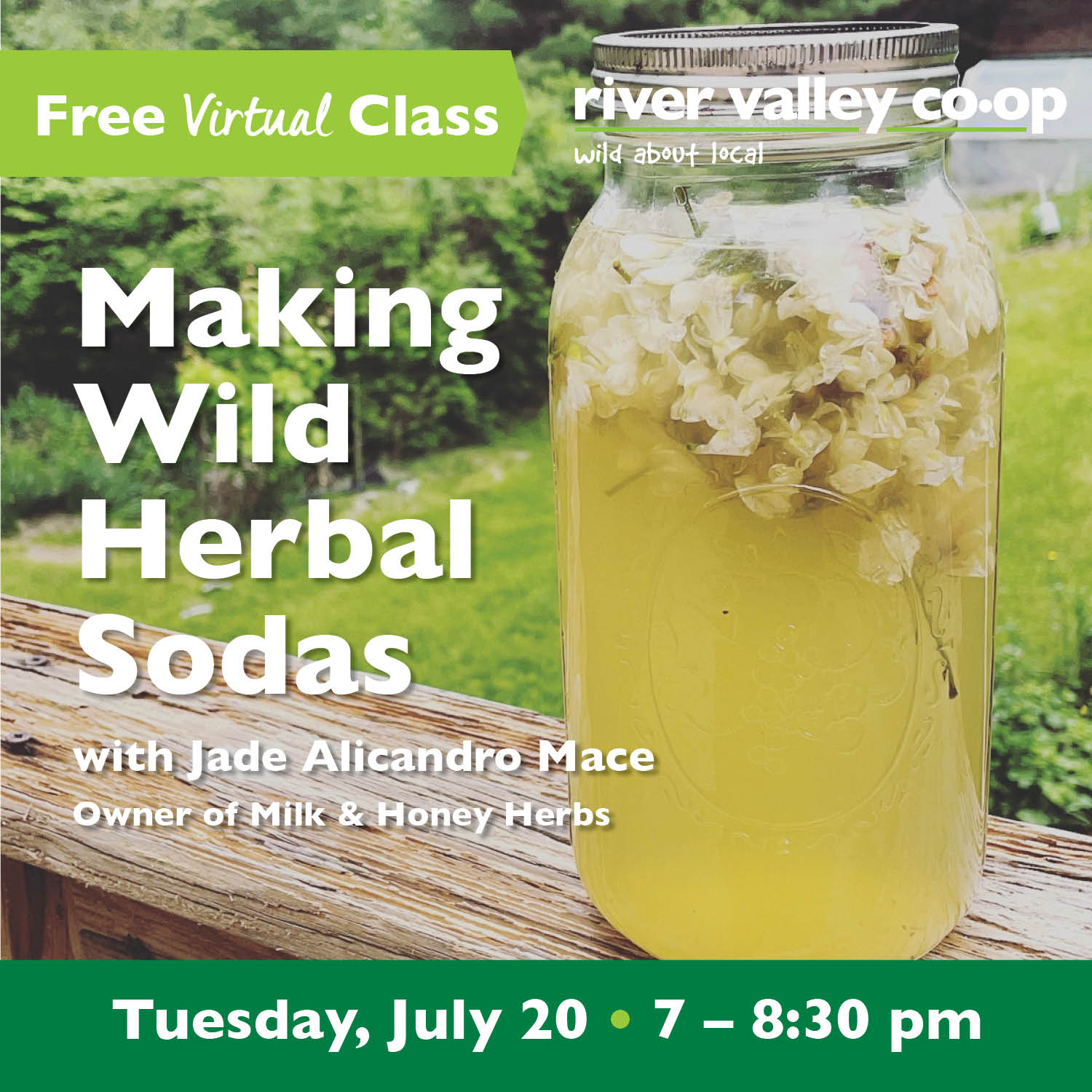 Click to watch our replay of "Wild Herbal Sodas"