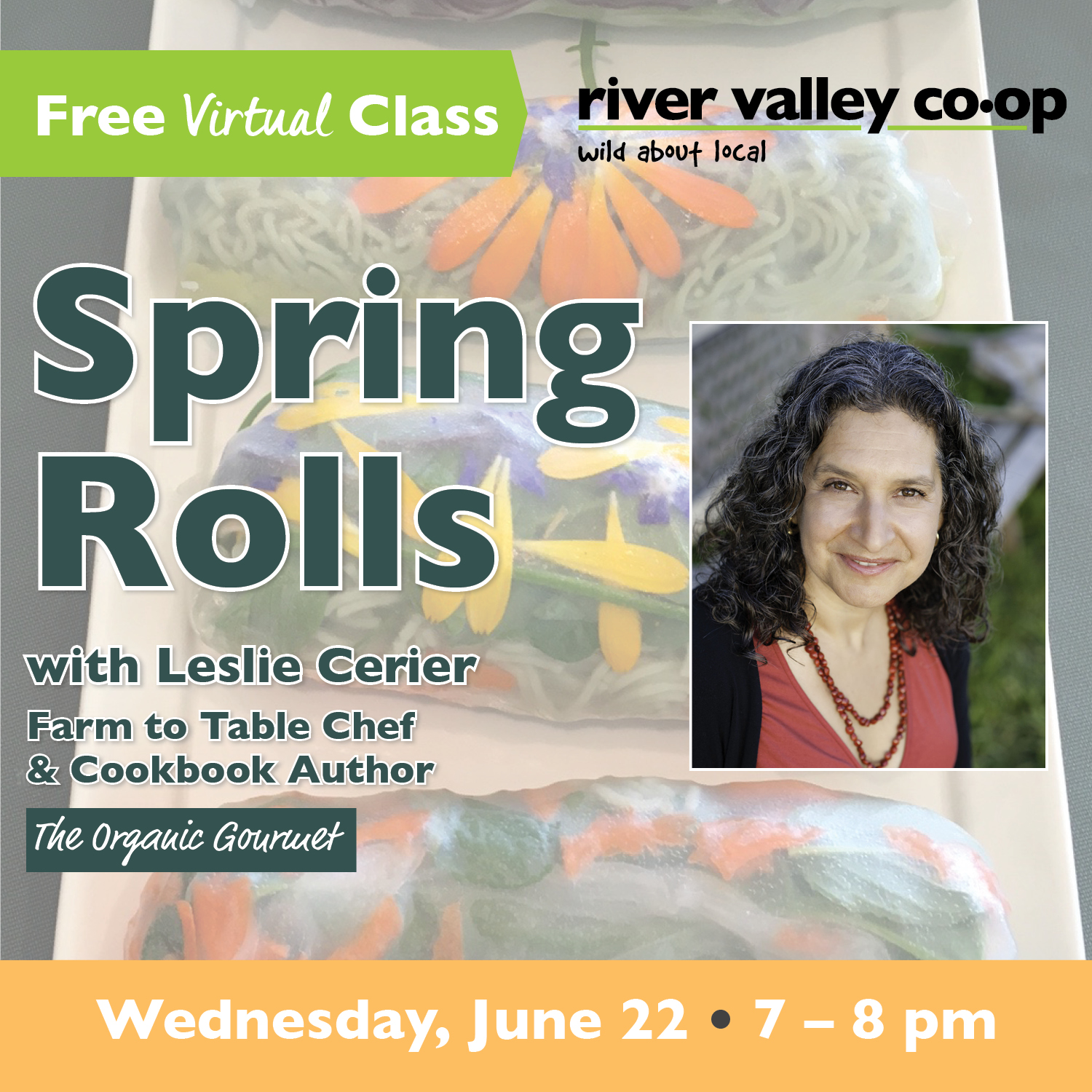Click to watch our replay of "Spring Rolls: Let's Get Rolling!"